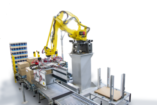Robot palletizer with row gripper | © OCME