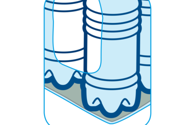 Película com tabuleiro em camadas