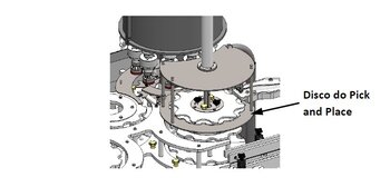 Disco Pick and Place de acero inoxidable AISI 904L