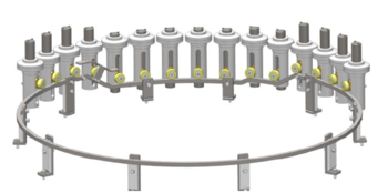 Émbolo de pistón de acero inoxidable dúplex