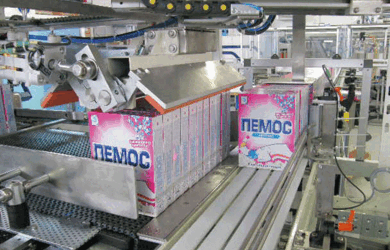 Diagonal gripper separator