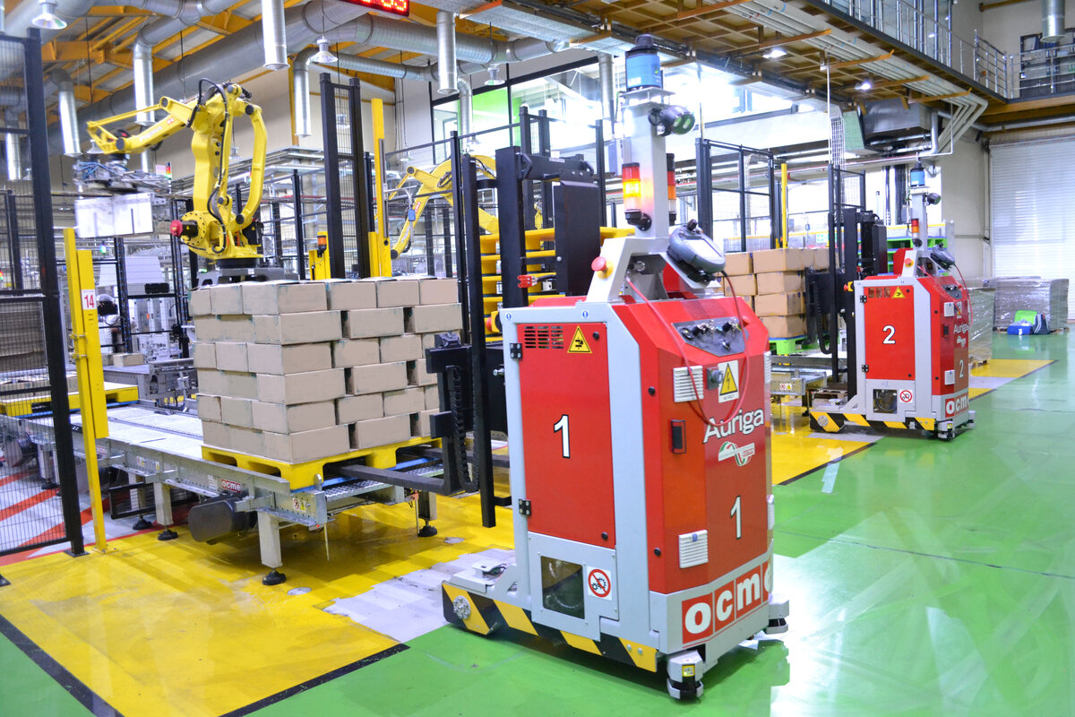 Automated Internal Logistics for the Food Industry | OCME